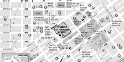 Карта Вестфилд Сан Франциско