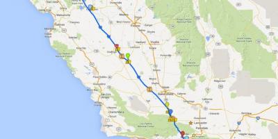 Карта на турне в Сан Франциско зад волана 