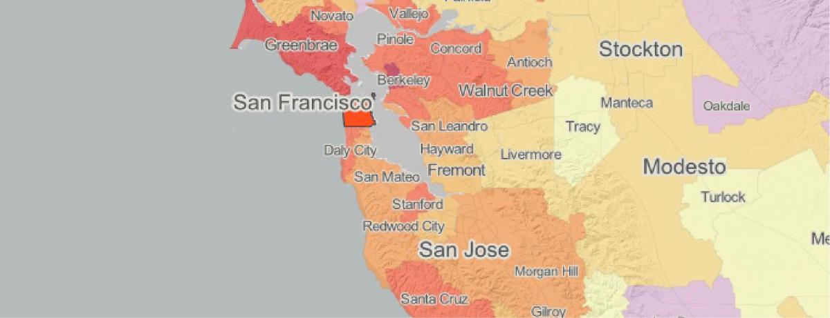 Карта Mapp в Сан Франциско