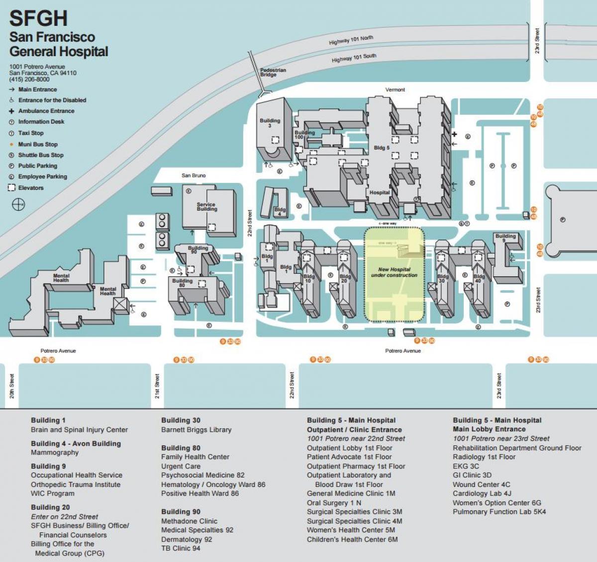 Карта на колежа SFgh 