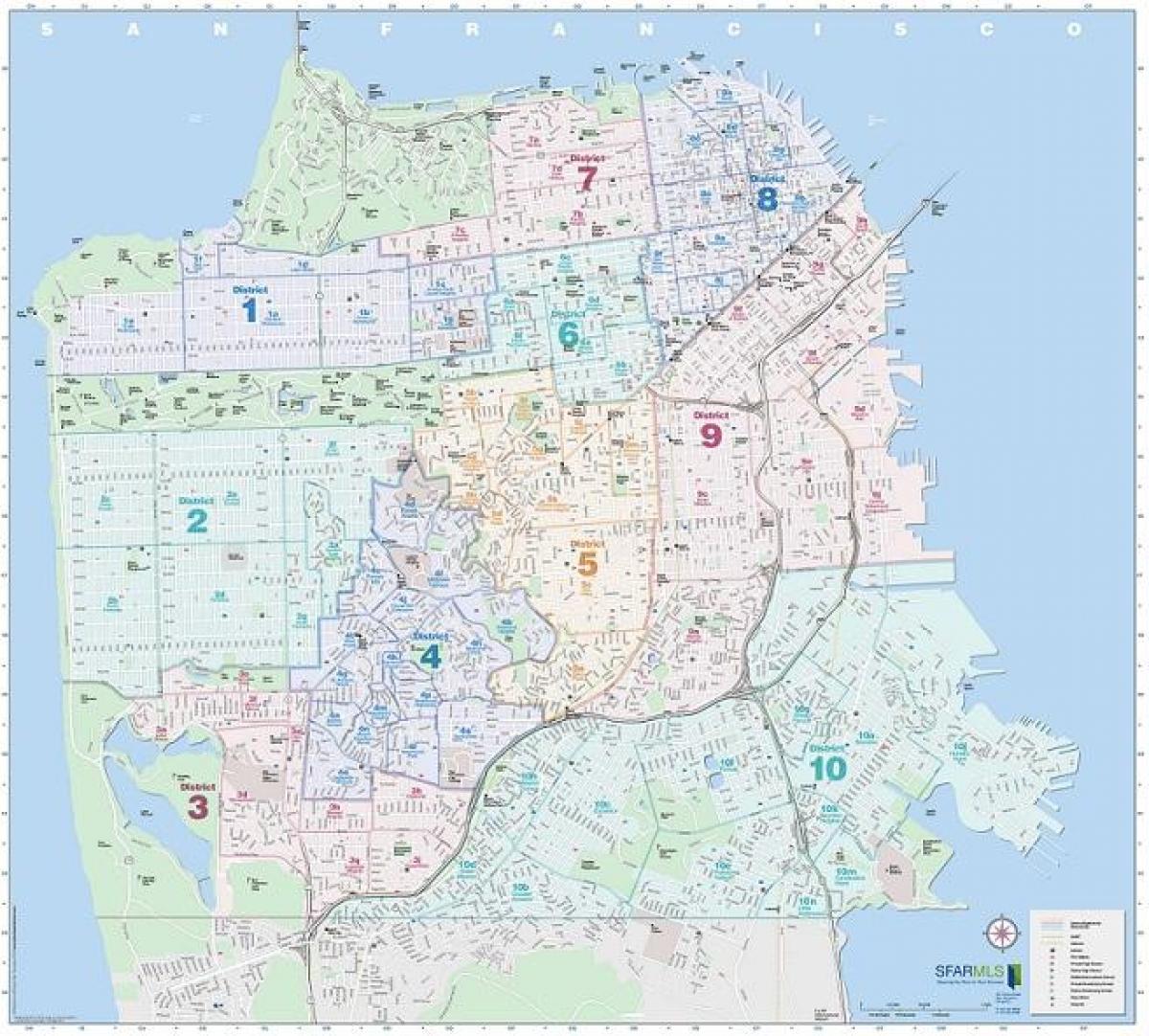 Сан Франциско МЛС картата