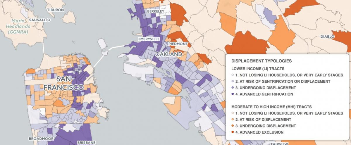 Карта на Сан Франциско на луксозни жилища