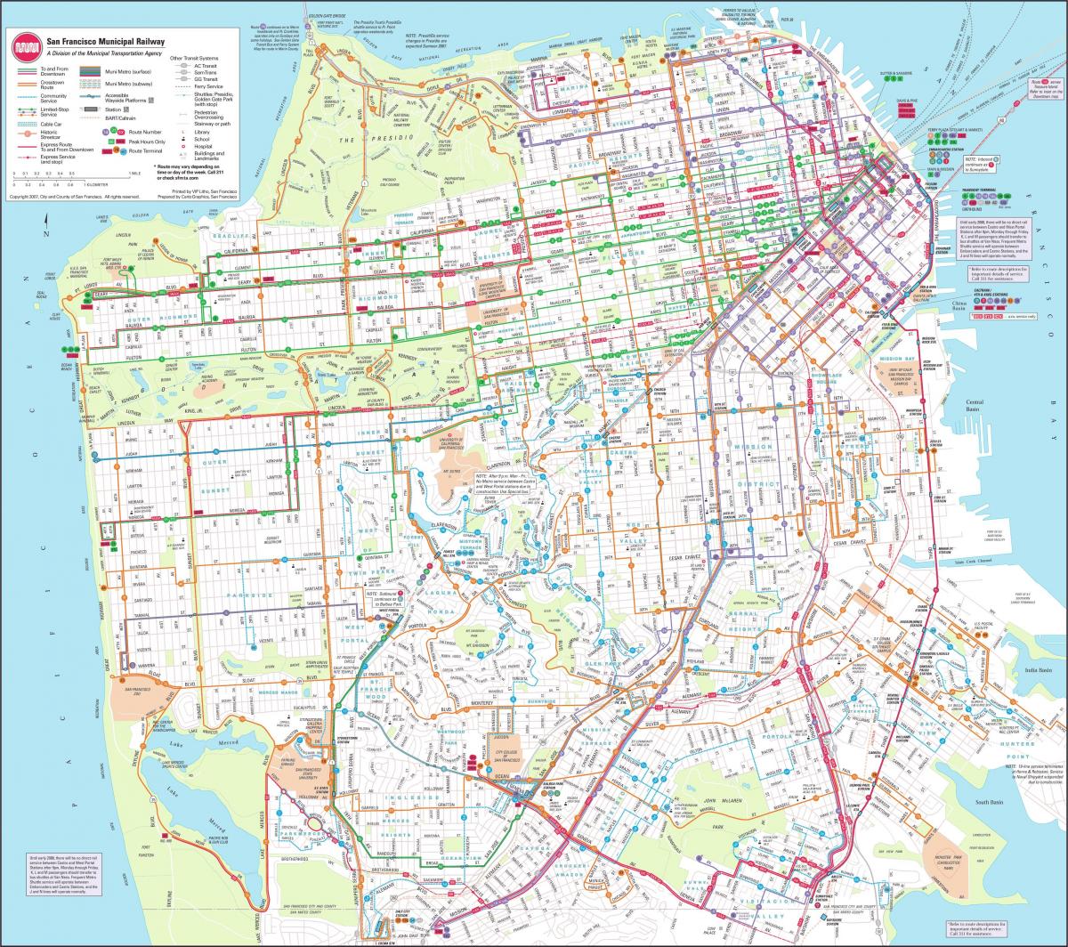 Карта на Сан Франциско жп