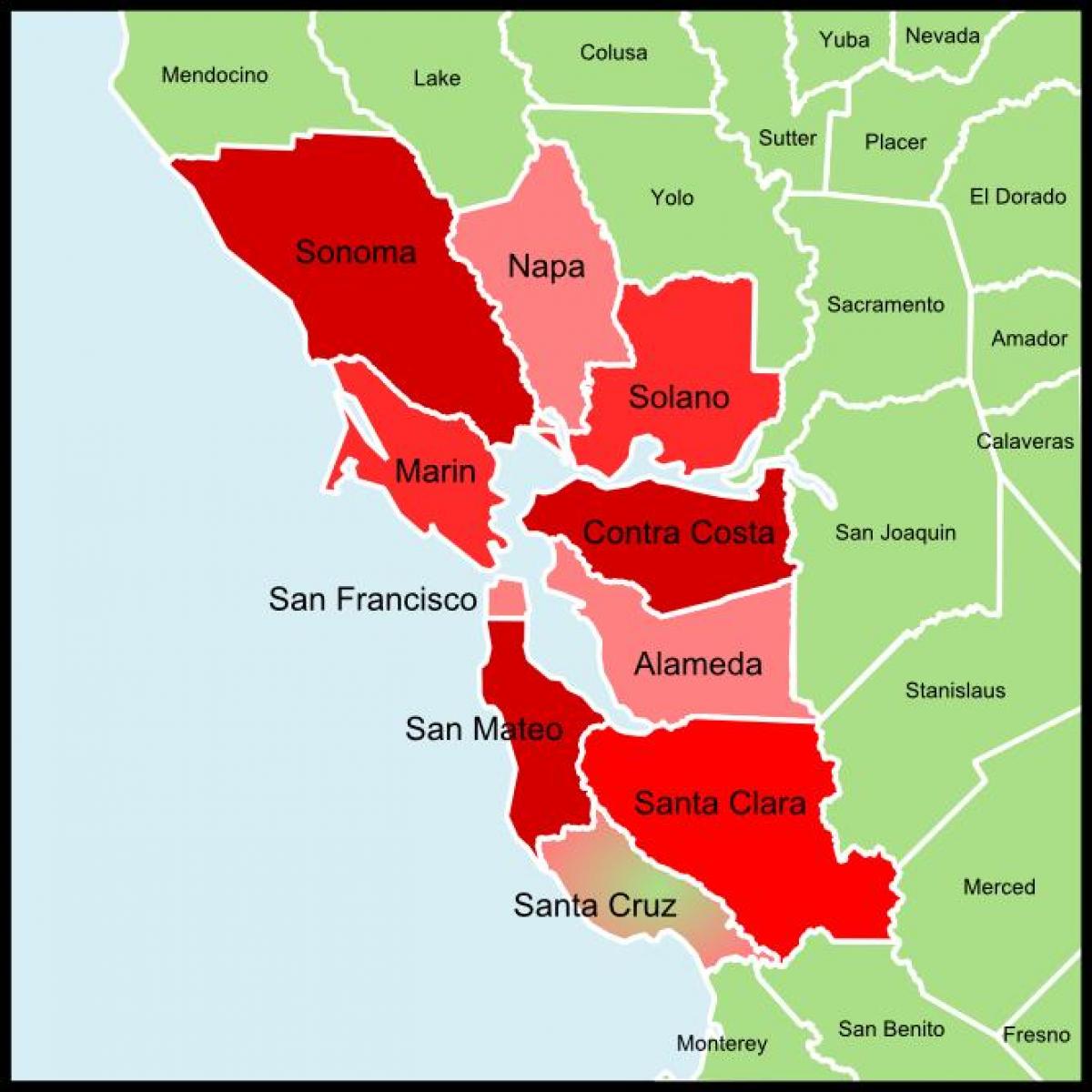 Сан Франциско карта име