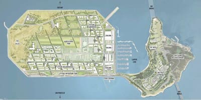 Карта на острова на съкровищата в Сан Франциско
