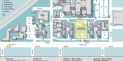 Карта на UCSF медицински център 