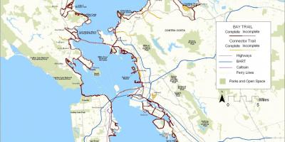 Сан Франциско Bay Trail карта