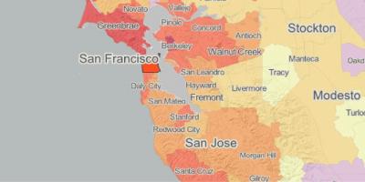 Карта Mapp в Сан Франциско