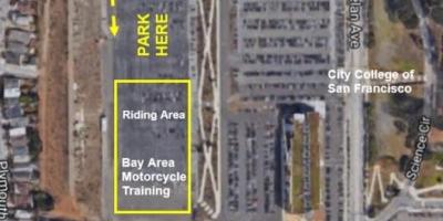 Карта на мотоциклет СФ паркинг