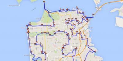 Карта на Сан Франциско pokemon