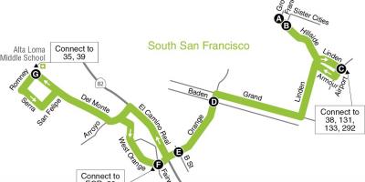 Карта на Сан Франциско начално училище
