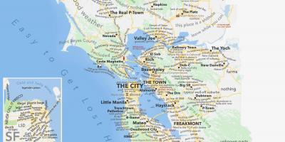 Сан Франциско картата 
